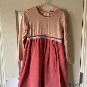 Hanna andersson Pink and Red Kids Dress size5